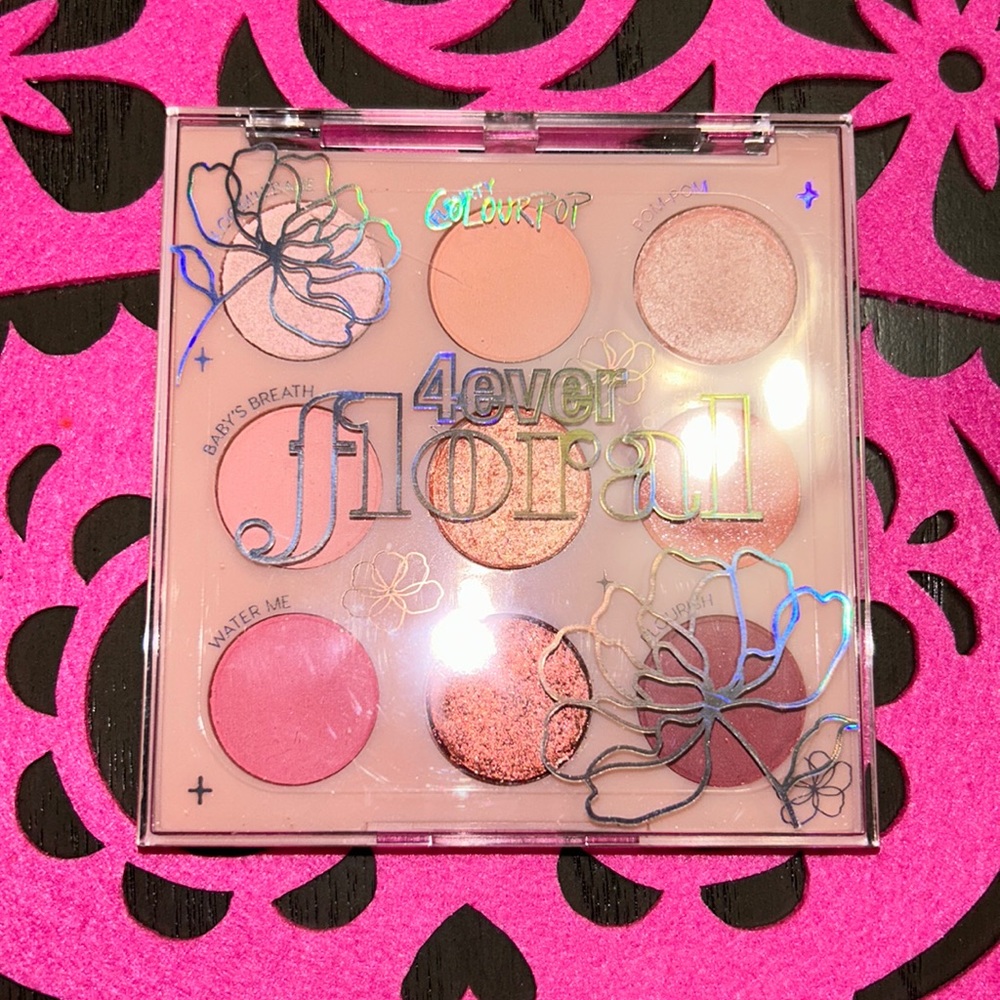 Colourpop 4Ever Floral eyeshadow palette